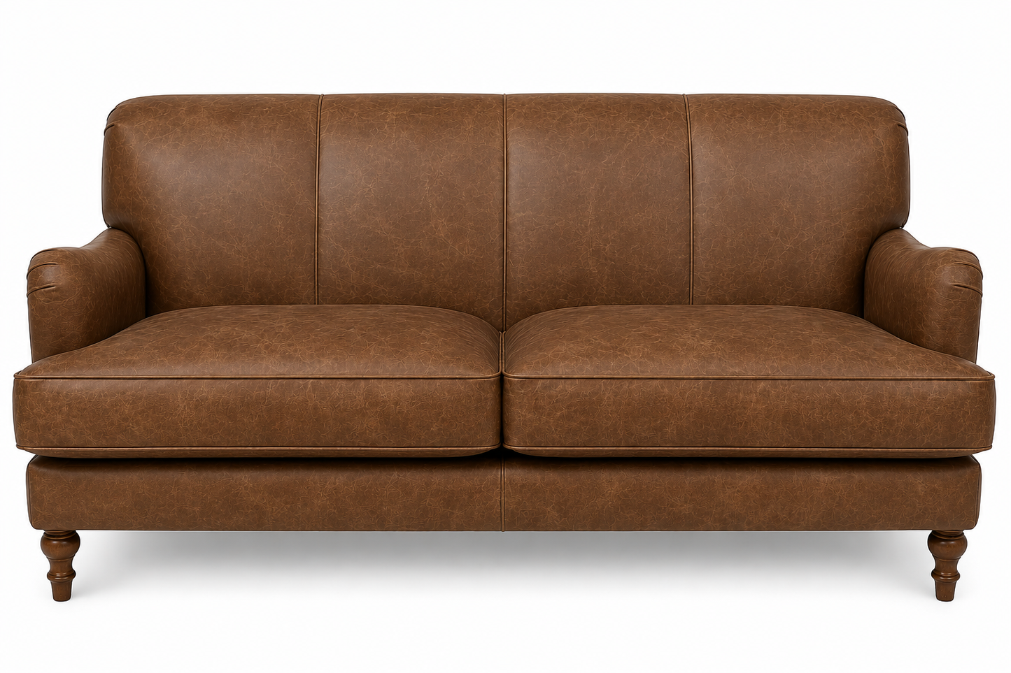 Howie Handmade Leather Sofa | Vintage Leather | UK Made