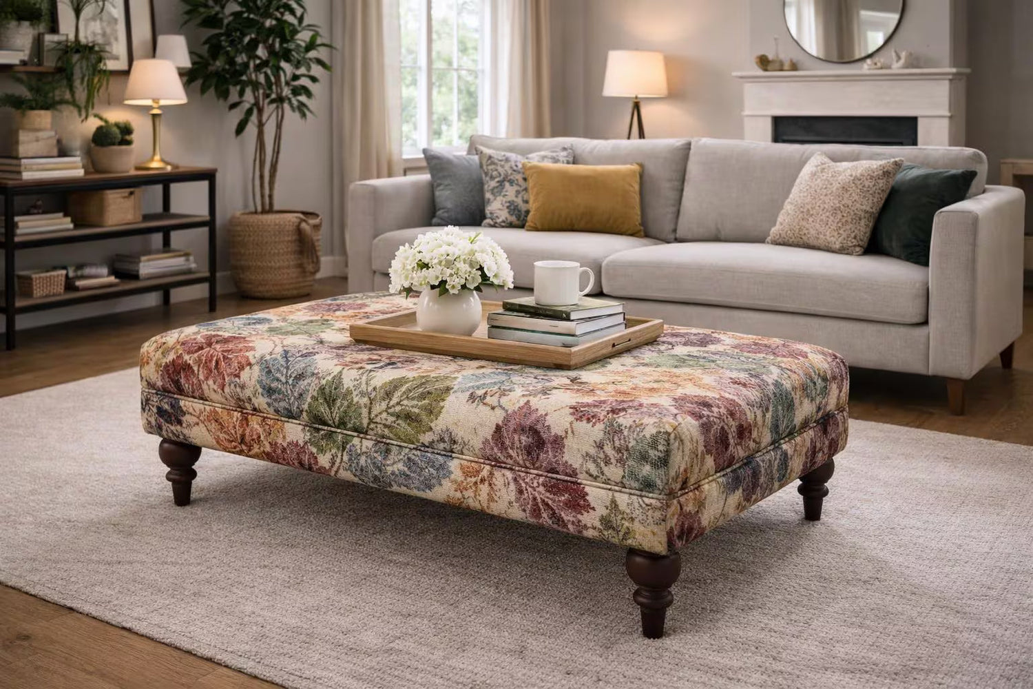 Fabric Stools & Coffee Tables