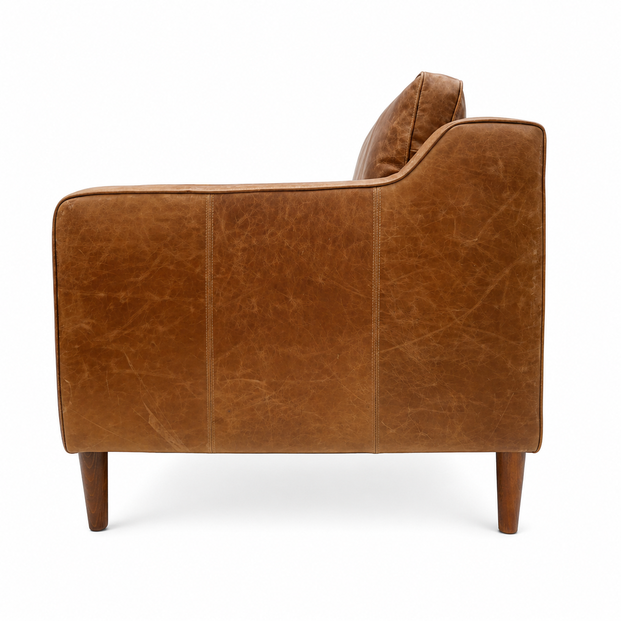 The Oslo Mid Century Style, Italian Distressed Leather Sofa Range