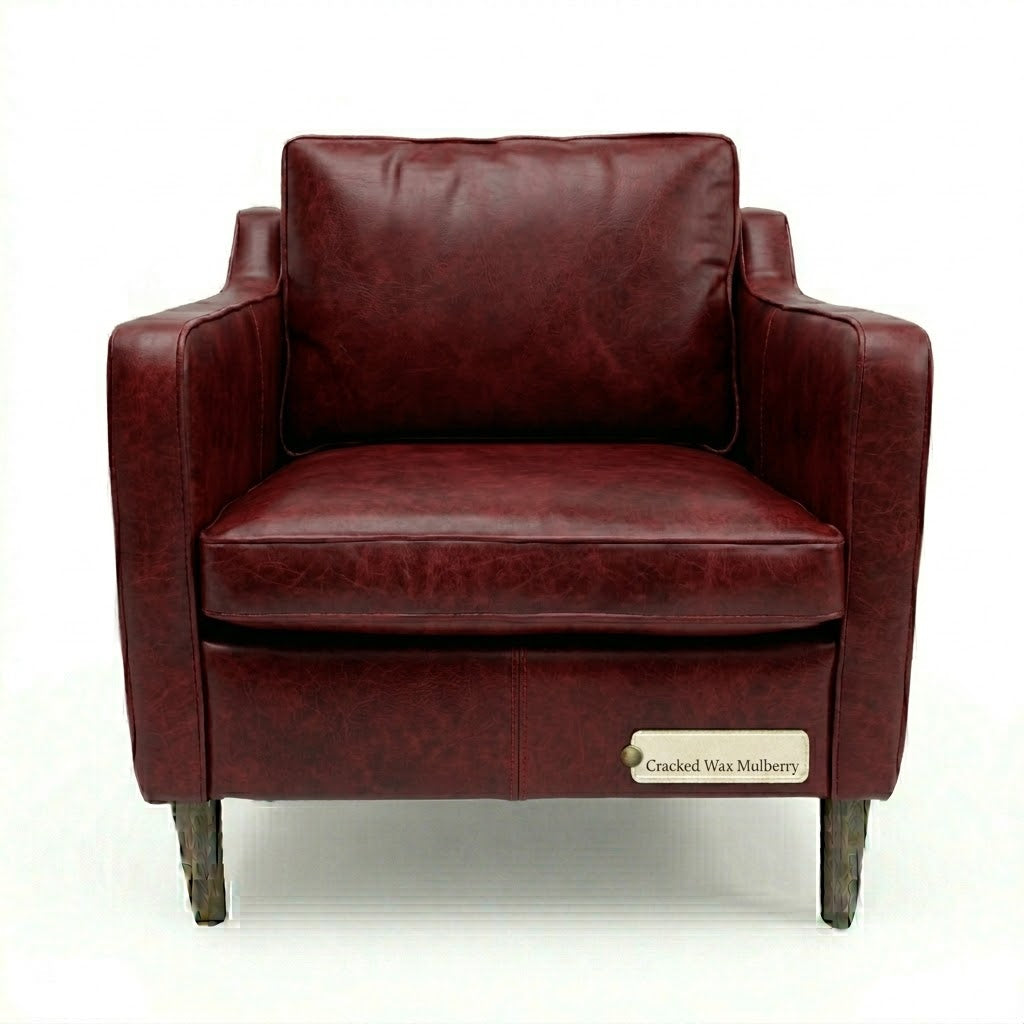 The Oslo Mid Century Style, Italian Distressed Leather Sofa Range