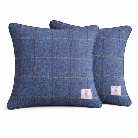 Authentic Harris Tweed Wool Cushions – Scottish Heritage Pillow, Rustic Country Decor