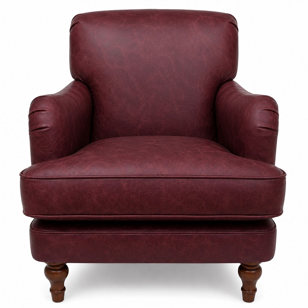 Howie Handmade Leather Armchair,  Vintage Tan, UK Made
