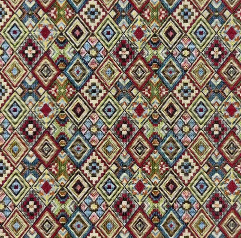 Buckingham Wingback Fireside Chair – Handmade in the UK – Modern Woven Tapestry Fabric – Statement Accent Armchair