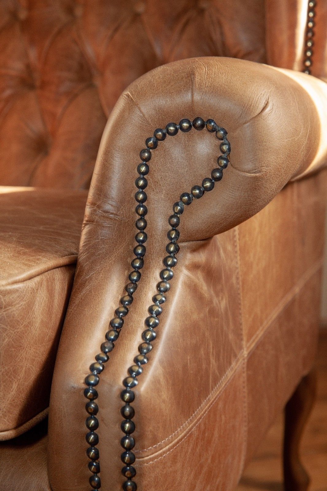 Queen Anne Wingback Chair – Handmade UK Fireside Armchair in Luxury Upholstery