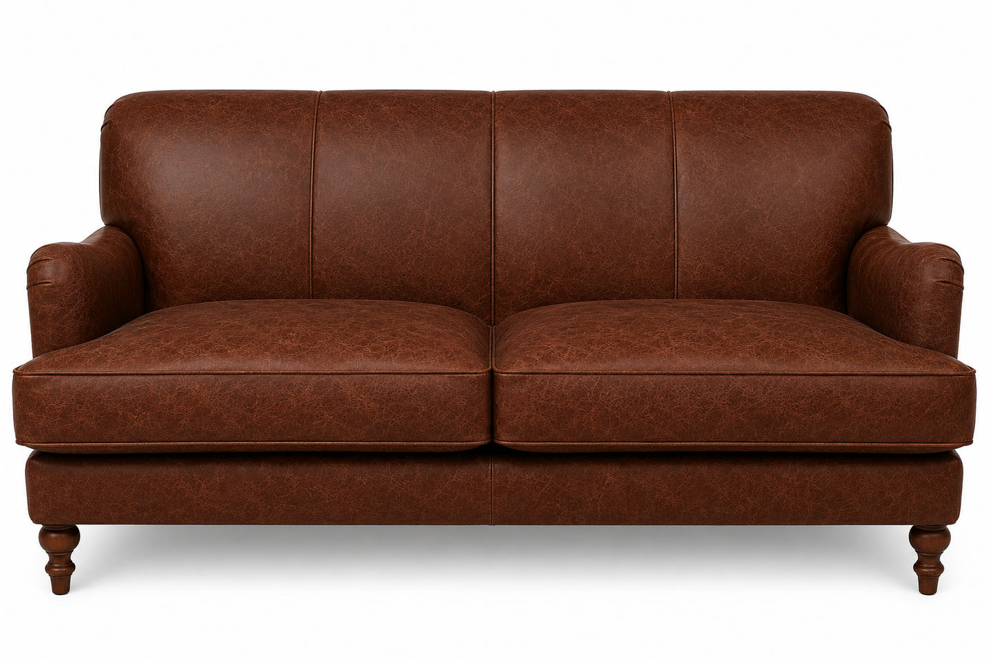 Howie Handmade Leather Sofa | Vintage Leather | UK Made