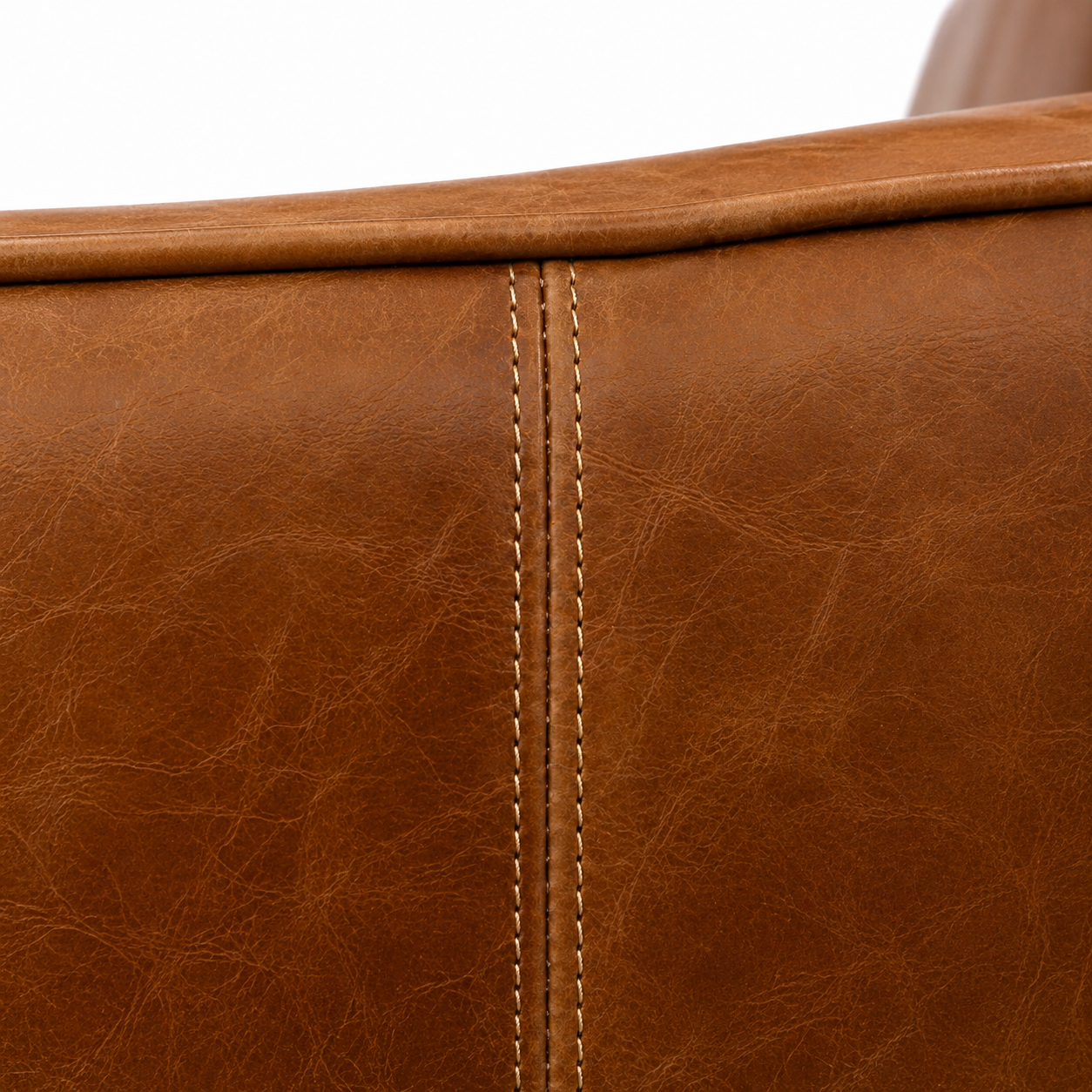 The Oslo Mid Century Style, Italian Distressed Leather Sofa Range